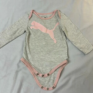 Puma - long sleeve onesie top/shirt. Size 3-6 months